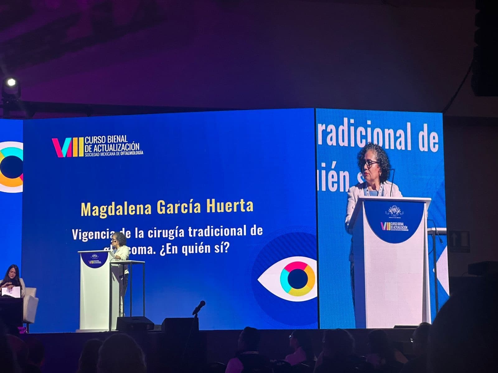 Dra. Magdalena García en conferencia